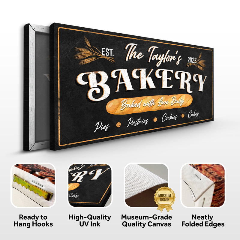 Baked With Love Daily Bakery Sign