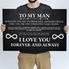 To My Man Father's Day Gift Sign II