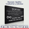 To My Man Father's Day Gift Sign II
