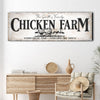 Chicken Family Farm Sign