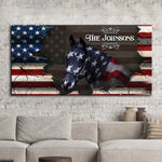 American Horse Wall Art Sign
