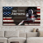 American Horse Wall Art Sign