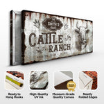 Vintage Cattle Ranch Sign