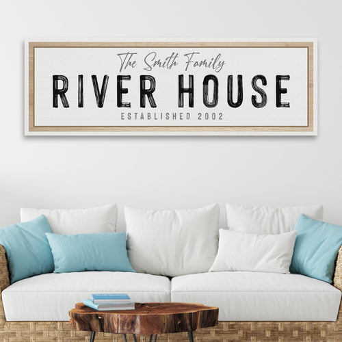 River House Sign