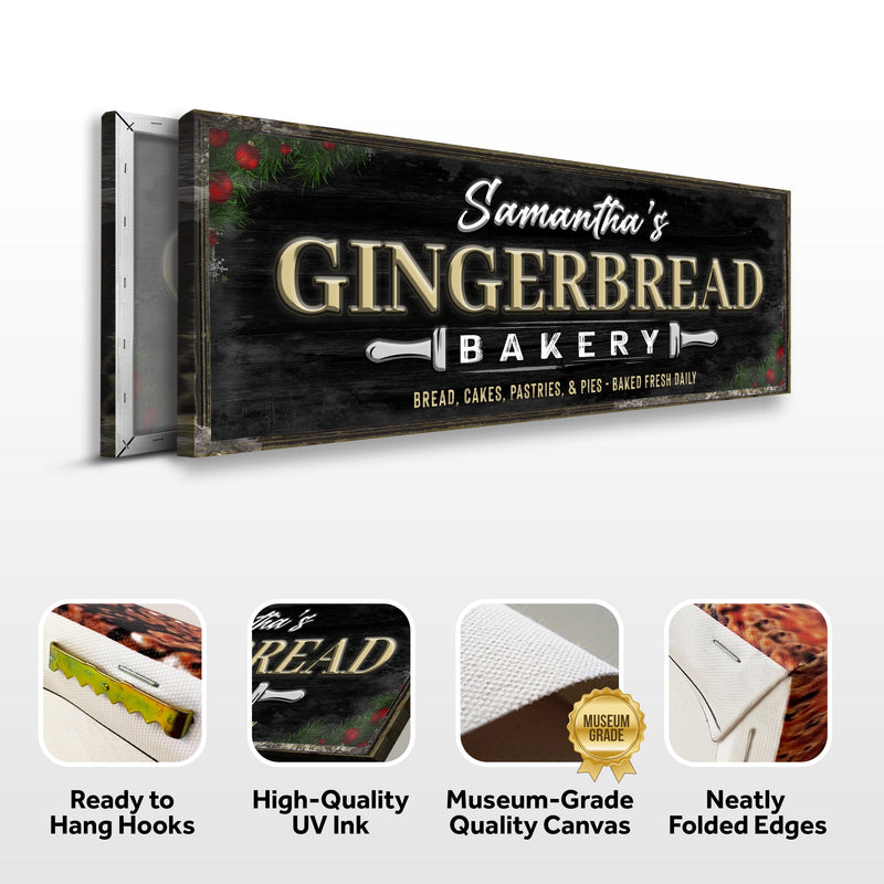 Gingerbread Bakery Christmas Sign