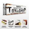 Santa's Toy Shop Sign