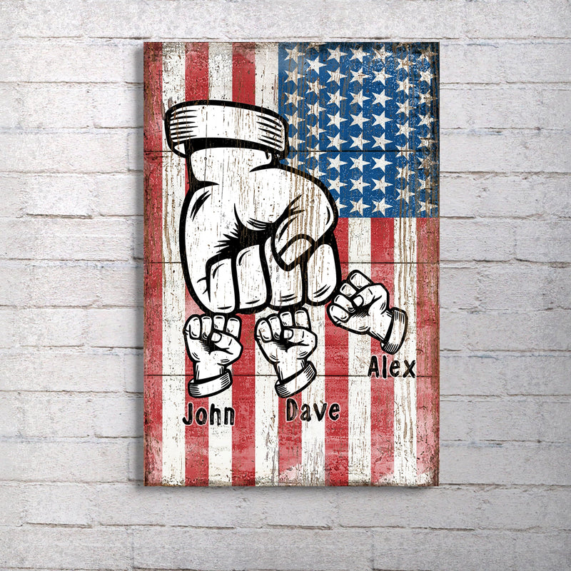 Dad Fist Bump Father's Day Gift Sign