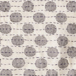 Artisan Hand Loomed Placemat - Gray Dots - 14" x 19"- Set of 4