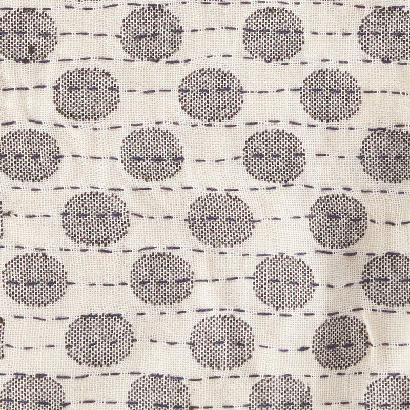 Artisan Hand Loomed Placemat - Gray Dots - 14" x 19"- Set of 4
