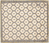 Artisan Hand Loomed Placemat - Gray with Yellow Stitching - 14" x 19"- Set of 4