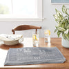 Artisan Hand Loomed Placemat - Indigo Blocks - 14" x 19"- Set of 4