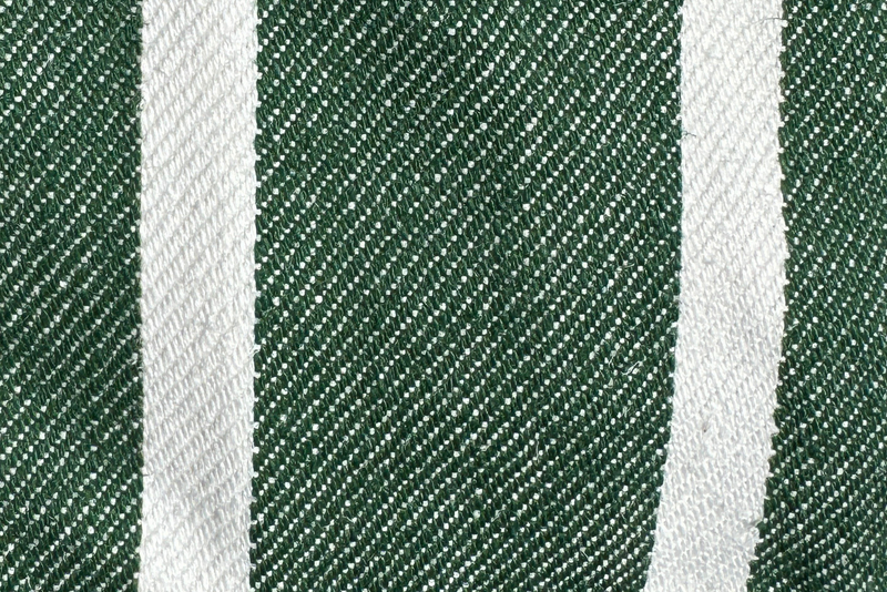 The Evergreen Chair in a Striped Hemp Blend