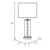 Inzenhof Modern White Table Lamp