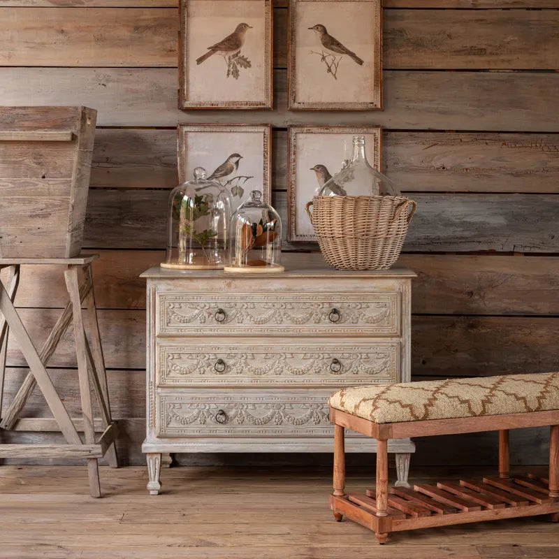 Carved Facade Estate Chest L176