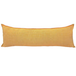 Artisan Hand Loomed Cotton Lumbar Pillow - Yellow Diamonds - 16"x48"