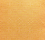Artisan Hand Loomed Cotton Lumbar Pillow - Yellow Diamonds - 16"x48"