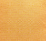 Artisan Hand Loomed Cotton Lumbar Pillow - Yellow Diamonds - 16"x48"