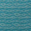 Artisan Hand Loomed Cotton Square Pillow - Blue Ocean Design - 24"