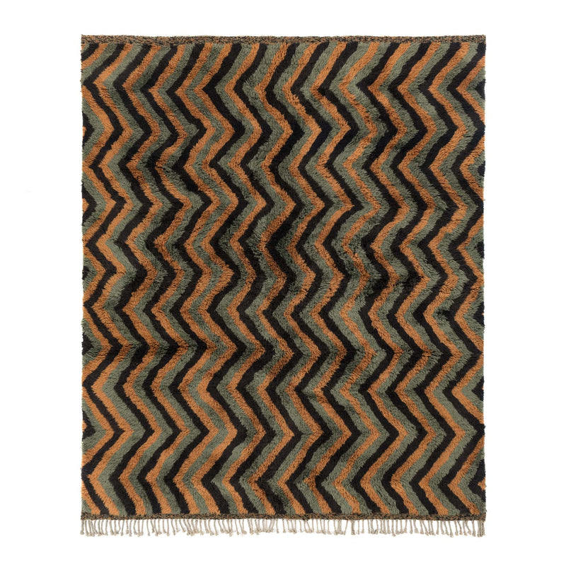 Winding track - Luxury Shag Moroccan Rug