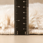 Sandy Gridlines - Luxury Shag Moroccan Rug