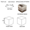 Grobrubbach Cream Pouf