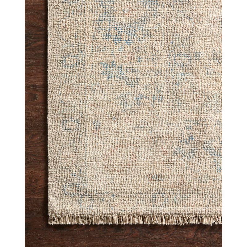Priya Natural / Blue Rug