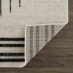 Angus Black&White Geometric Area Rug