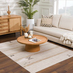 Deja Cream & Gold Area Rug