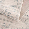 Divya Cream & Silver Blue Area Rug