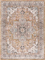 Albie Gold & Beige Area Rug