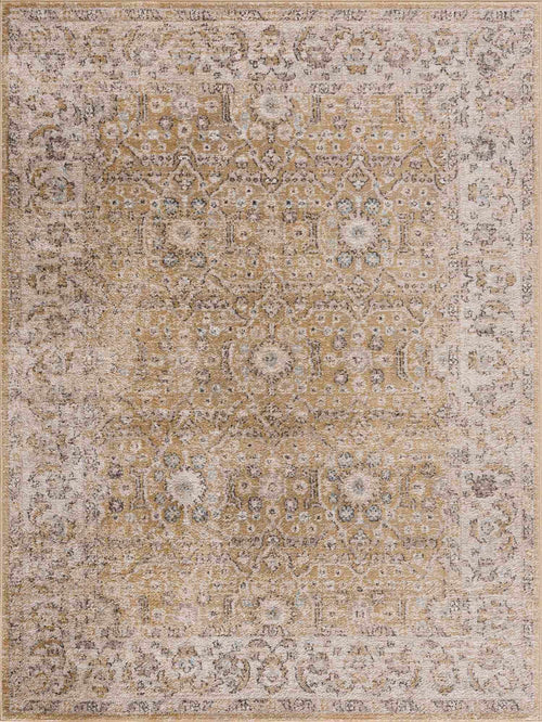 Anana Gold & Beige Area Rug