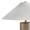 Patton Smoked Blown Glass Table Lamp | ready to ship!