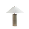 Patton Smoked Blown Glass Table Lamp | ready to ship!