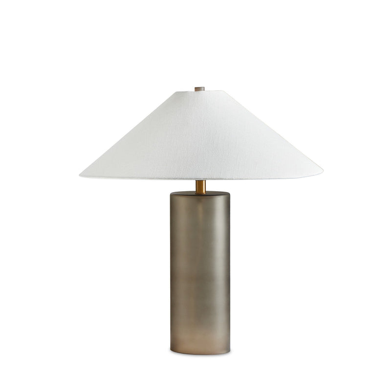 Patton Smoked Blown Glass Table Lamp | ready to ship!