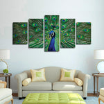 Peacock Feathers Wall Art