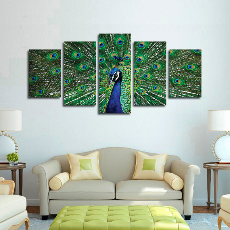 Peacock Feathers Wall Art