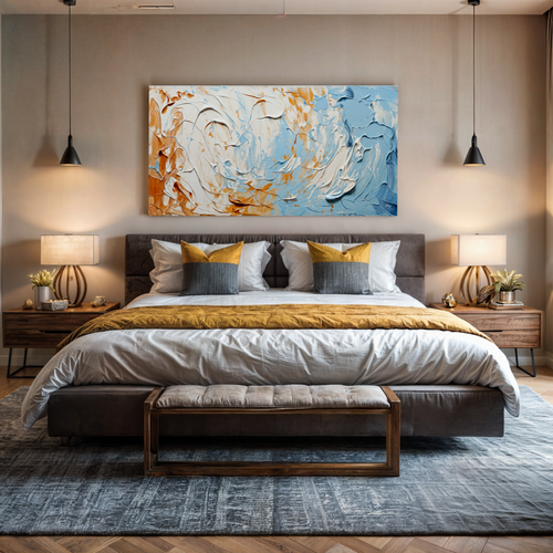 Canvas Print: "Pebble Tides III"