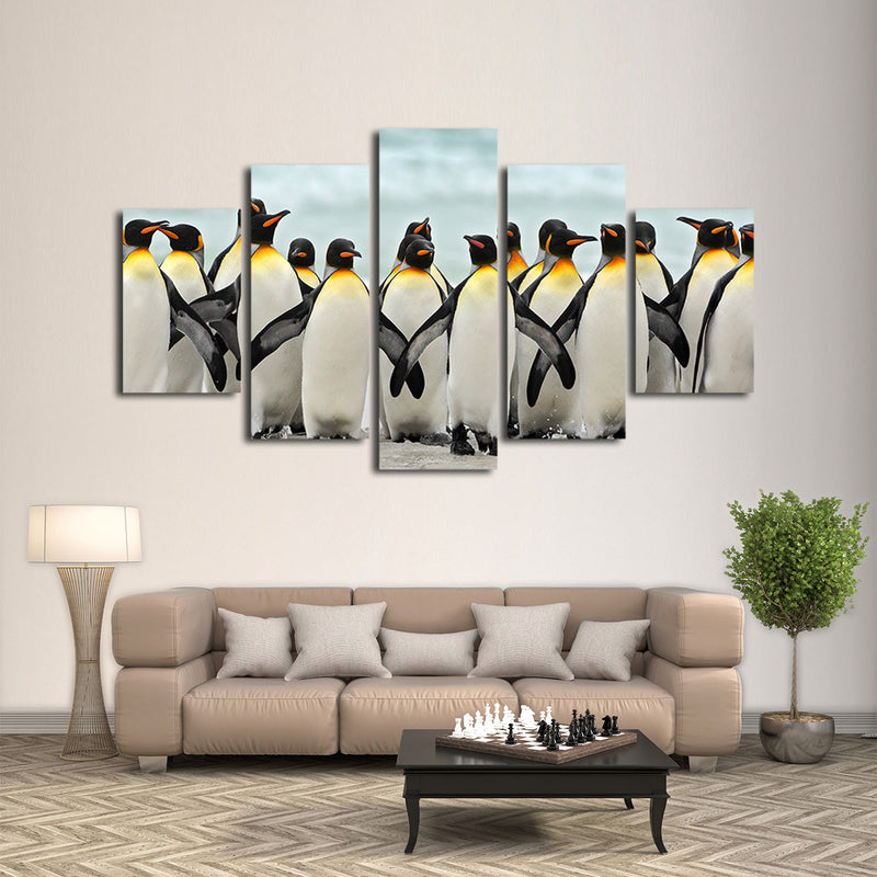 Waddle Of Penguins Wall Art