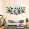 Waddle Of Penguins Wall Art