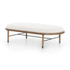 Petra Knoll Natural Ottoman-62" | please contact us for details!