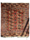 Vintage Tribal Turkoman Tekke Rug 3’4” x 4’
