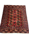 Vintage Tribal Turkoman Tekke Rug 3’4” x 4’
