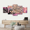 Pink Bloom Claw Trees Wall Art
