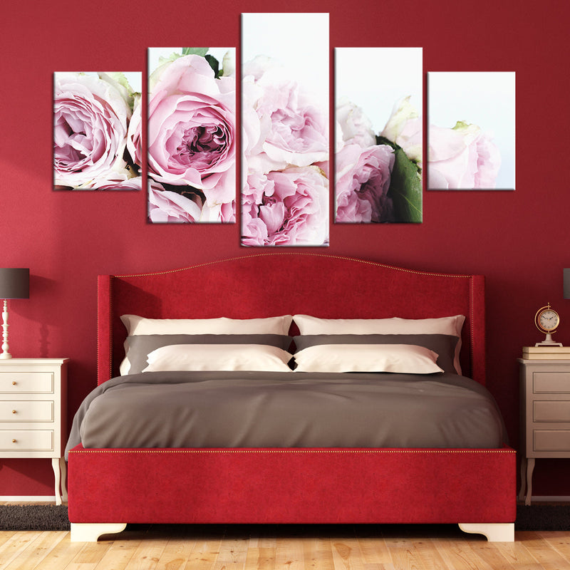 Layers Of Pink Peonies Wall Art