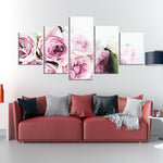 Layers Of Pink Peonies Wall Art