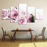 Layers Of Pink Peonies Wall Art