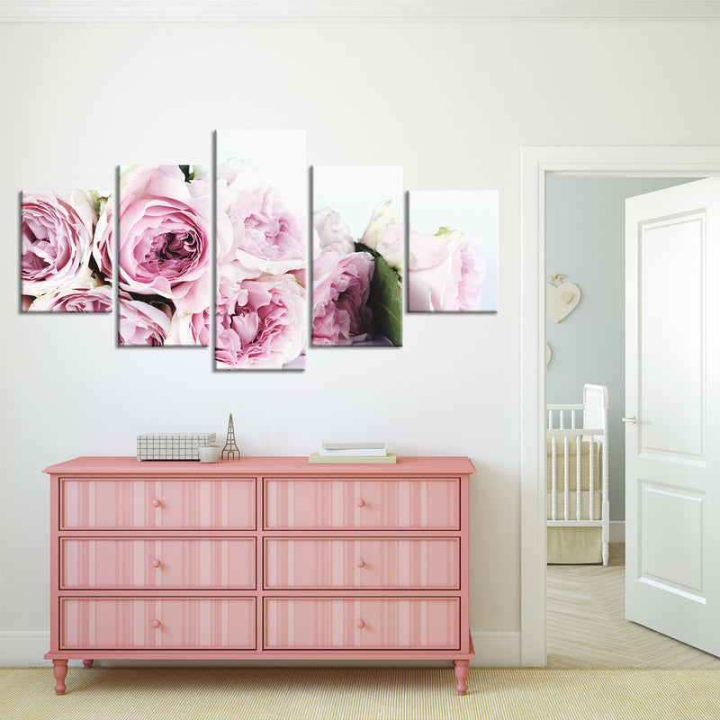 Layers Of Pink Peonies Wall Art