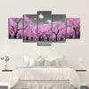 Pop Pink Forest Wall Art