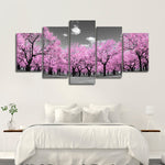 Pop Pink Forest Wall Art