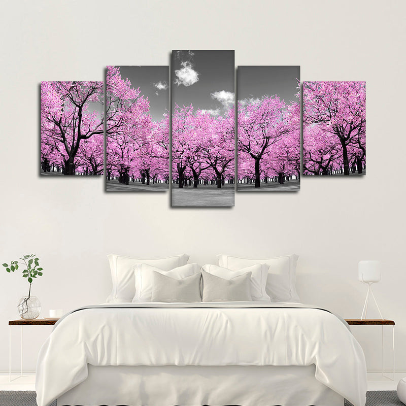 Pop Pink Forest Wall Art